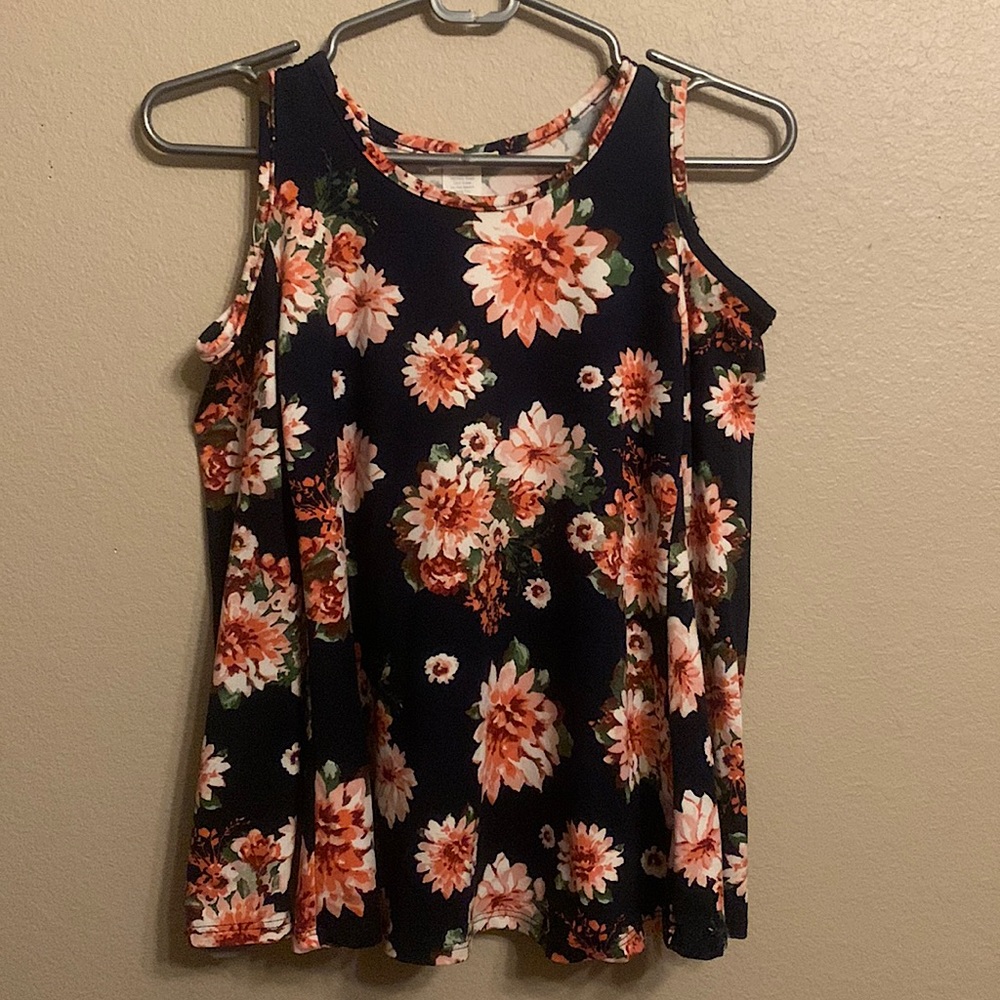 Youth Size 10 Off The Shoulder Long Sleeve T-Shirt